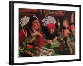 The Lawyer's Office, circa 1545-Marinus Van Roymerswaele-Framed Giclee Print