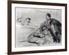The Lawyer Speaking with the Prevenu, 1925-Jean Louis Forain-Framed Giclee Print