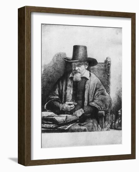 The Lawyer Tolling or the Doctor Arnoldus Tholinx or Petrus Van Thol, 1656-Rembrandt van Rijn-Framed Giclee Print