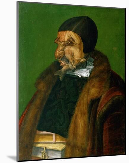 The Lawyer-Giuseppe Arcimboldo-Mounted Art Print