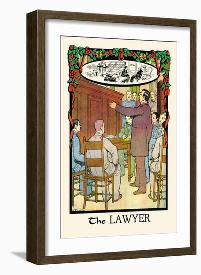 The Lawyer-H.o. Kennedy-Framed Art Print