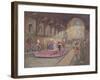 The Laying In State of Her Majesty the Queen Mother-John King-Framed Premium Giclee Print