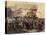 The Laying of the Cornerstone of the Galleria Victor Emmanuel II in Milan, March 7, 1865-Domenico Induno-Stretched Canvas