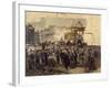 The Laying of the Cornerstone of the Galleria Victor Emmanuel II in Milan, March 7, 1865-Domenico Induno-Framed Giclee Print