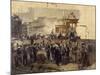 The Laying of the Cornerstone of the Galleria Victor Emmanuel II in Milan, March 7, 1865-Domenico Induno-Mounted Giclee Print