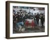 The Laying of the Cornerstone of the Galleria Vittorio Emanuele in Milan-Domenico Induno-Framed Giclee Print