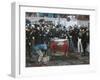 The Laying of the Cornerstone of the Galleria Vittorio Emanuele in Milan-Domenico Induno-Framed Giclee Print