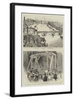 The Laying of the Memorial Stone of the New Tower Bridge by the Prince of Wales-Henry William Brewer-Framed Giclee Print