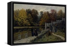The Lazienki Park, 1886-Konstantin Yakovlevich Kryzhitsky-Framed Stretched Canvas