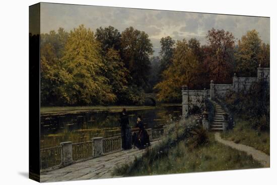 The Lazienki Park, 1886-Konstantin Yakovlevich Kryzhitsky-Stretched Canvas