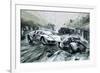 The Le Mans Race in 1967-Graham Coton-Framed Giclee Print