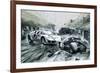 The Le Mans Race in 1967-Graham Coton-Framed Giclee Print