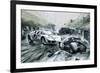 The Le Mans Race in 1967-Graham Coton-Framed Giclee Print