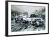 The Le Mans Race in 1967-Graham Coton-Framed Giclee Print