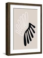 The Leaf 1-Design Fabrikken-Framed Art Print