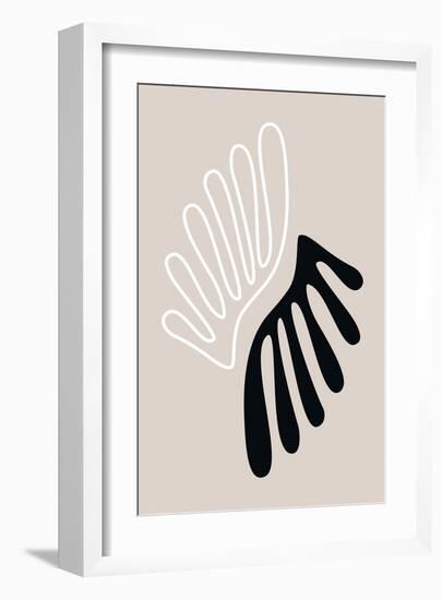 The Leaf 1-Design Fabrikken-Framed Art Print