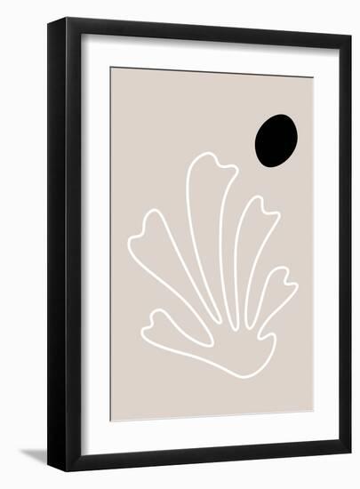 The Leaf 2-Design Fabrikken-Framed Art Print