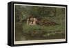 The Leafy Month of June-Henry John Yeend King-Framed Stretched Canvas