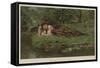 The Leafy Month of June-Henry John Yeend King-Framed Stretched Canvas