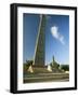 The Leaning Stele of King Ezana, Axum, Ethiopia, Africa-Julia Bayne-Framed Photographic Print