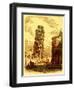 The Leaning Tower, and Apsis of the Cathedral, Pisa, Illustration from 'The World as it Is'-English-Framed Giclee Print