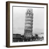 The Leaning Tower of Pisa, Italy, 1892-null-Framed Giclee Print