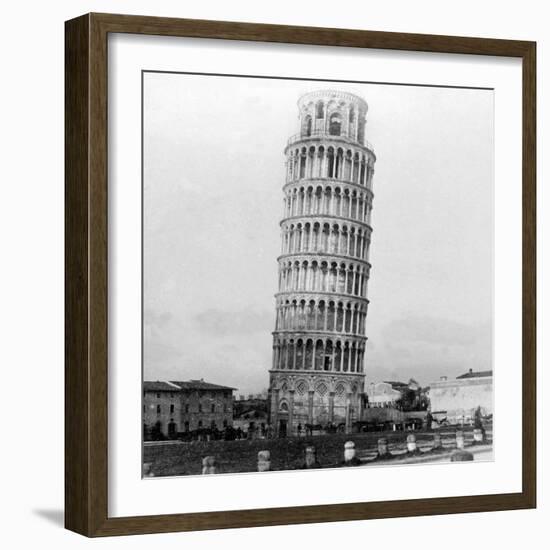 The Leaning Tower of Pisa, Italy, 1892-null-Framed Giclee Print