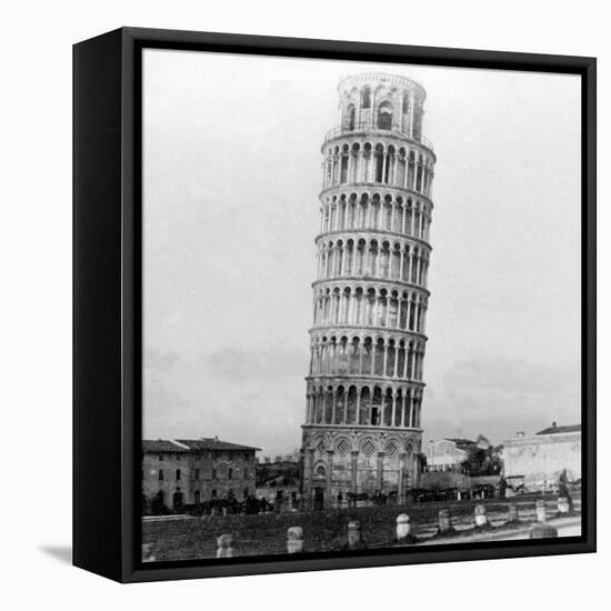 The Leaning Tower of Pisa, Italy, 1892-null-Framed Stretched Canvas