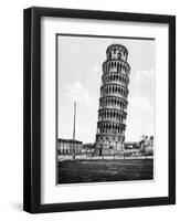 The Leaning Tower of Pisa Photograph - Pisa, Italy-Lantern Press-Framed Art Print