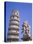 The Leaning Tower of Pisa, Pisa, Tuscany, Italy-Roy Rainford-Stretched Canvas