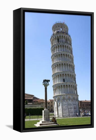 The Leaning Tower of Pisa-James Emmerson-Framed Stretched Canvas