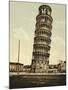 The Leaning Tower, Pisa, Italy, c.1890-c.1900-null-Mounted Photographic Print