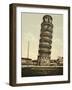 The Leaning Tower, Pisa, Italy, c.1890-c.1900-null-Framed Photographic Print