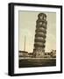 The Leaning Tower, Pisa, Italy, c.1890-c.1900-null-Framed Photographic Print