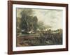 The Leaping Horse-John Constable-Framed Art Print
