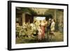 The Leave-Taking of the New Recruit, 1879-Ilya Efimovich Repin-Framed Giclee Print