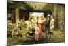 The Leave-Taking of the New Recruit, 1879-Ilya Efimovich Repin-Mounted Giclee Print