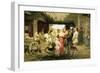 The Leave-Taking of the New Recruit, 1879-Ilya Efimovich Repin-Framed Giclee Print