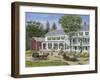 The Leavenworth Hotel-1800's-Bob Fair-Framed Giclee Print