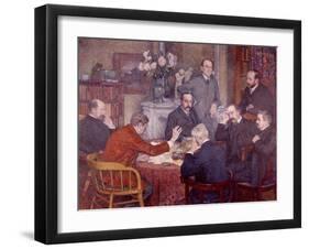The Lecture, 1903-Théo van Rysselberghe-Framed Giclee Print