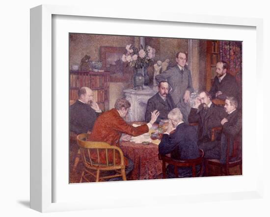 The Lecture, 1903-Théo van Rysselberghe-Framed Giclee Print