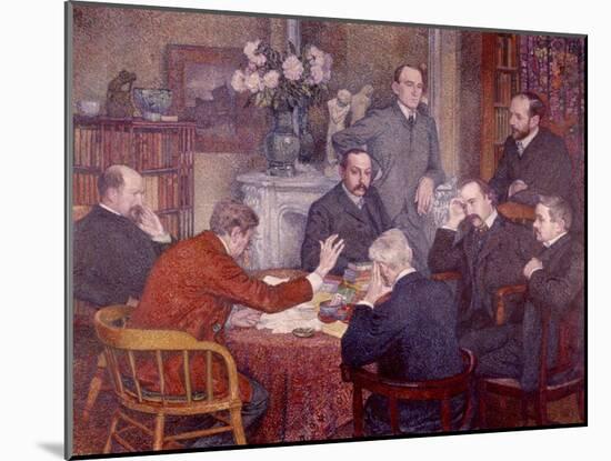 The Lecture, 1903-Théo van Rysselberghe-Mounted Giclee Print