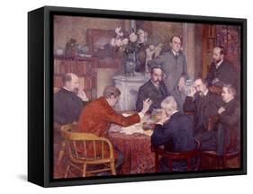 The Lecture, 1903-Théo van Rysselberghe-Framed Stretched Canvas
