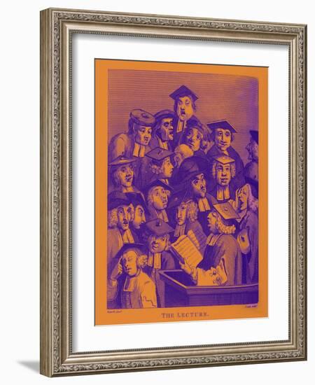 The Lecture by William Hogarth-William Hogarth-Framed Giclee Print