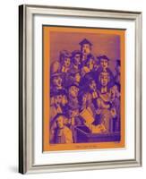 The Lecture by William Hogarth-William Hogarth-Framed Giclee Print