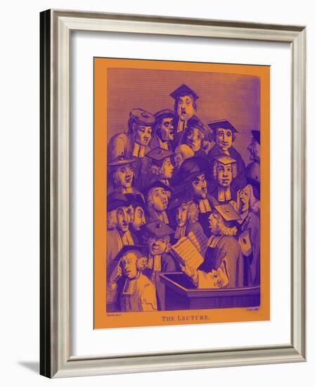 The Lecture by William Hogarth-William Hogarth-Framed Giclee Print