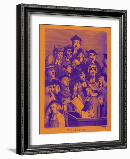 The Lecture by William Hogarth-William Hogarth-Framed Giclee Print