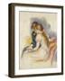 The Lecture; La Lecture, 1890-Pierre-Auguste Renoir-Framed Giclee Print