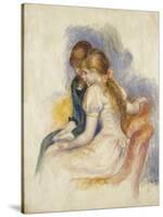 The Lecture-Pierre-Auguste Renoir-Stretched Canvas