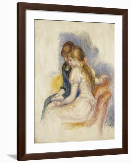 The Lecture-Pierre-Auguste Renoir-Framed Giclee Print